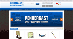 Desktop Screenshot of pendergastsafety.com